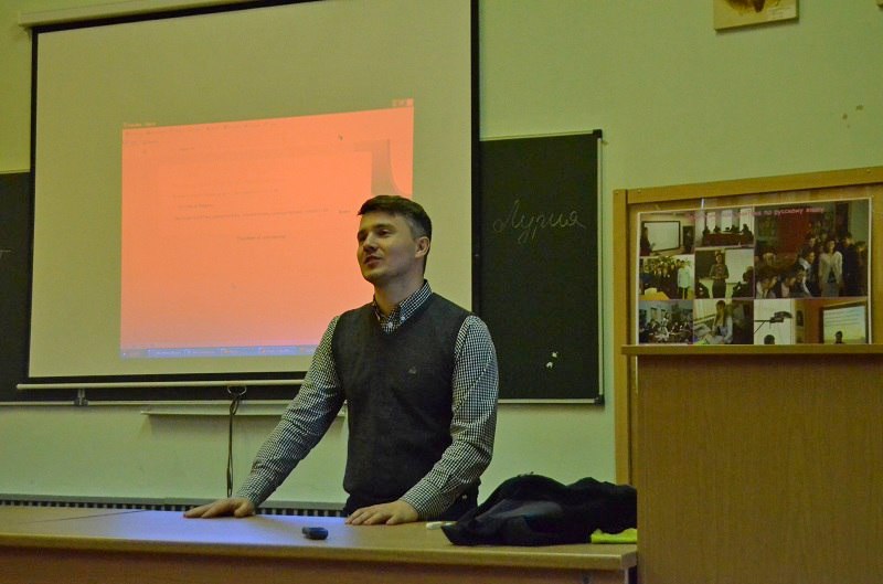 Известный спортивный комментатор Владимир Стогниенко прочёл лекцию студентам УлГПУ