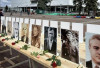 В День Победы перед главным корпусом УлГПУ имени И.Н.Ульянова подготовлена 79-метровая инсталляция «Семейный архив — дорога жизни» 