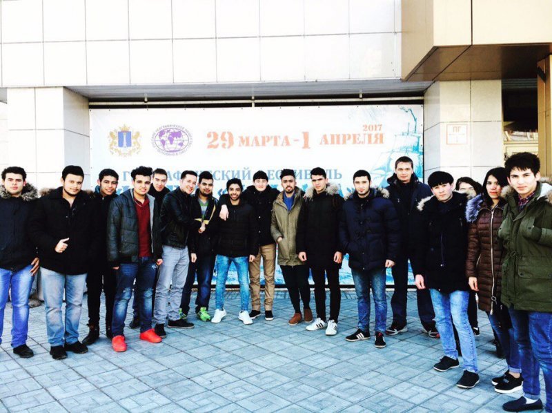 Иностранные студенты и слушатели подготовительного отделения УлГПУ приняли участие в географическом фестивале «Фрегат Паллада»