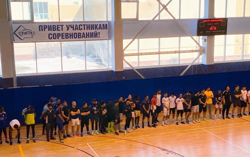 Слушатели подготовительного отделения для иностранных граждан УлГПУ  приняли участие в турнире по мини-футболу, посвященному Международному празднику весны Навруз