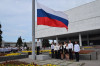 1 сентября для лицеистов и студентов-первокурсников УлГПУ им. И.Н. Ульянова прошла церемония поднятия государственного флага России  